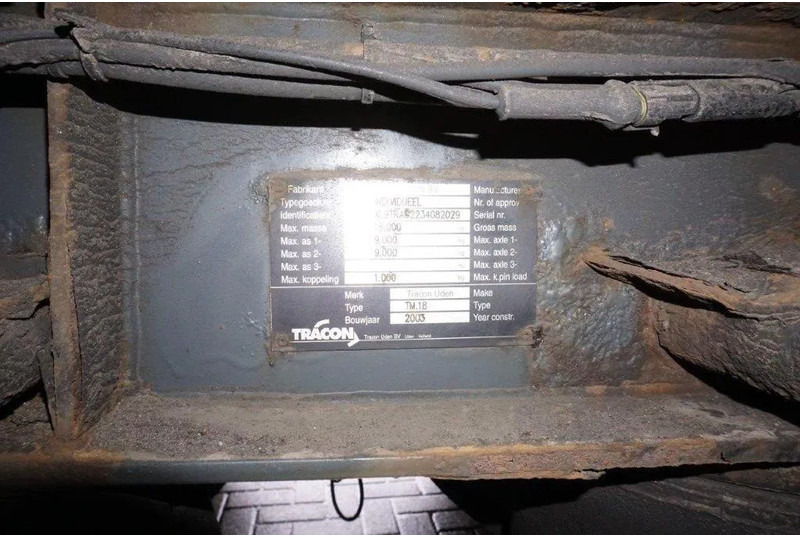 Kylsläp Tracon UDEN TM.180 / NL TRAILER / THROUGH-LOADING SYSTEM / ISOLATED / ALCOA / PLATFORM 2000 KG / 2003: bild 18