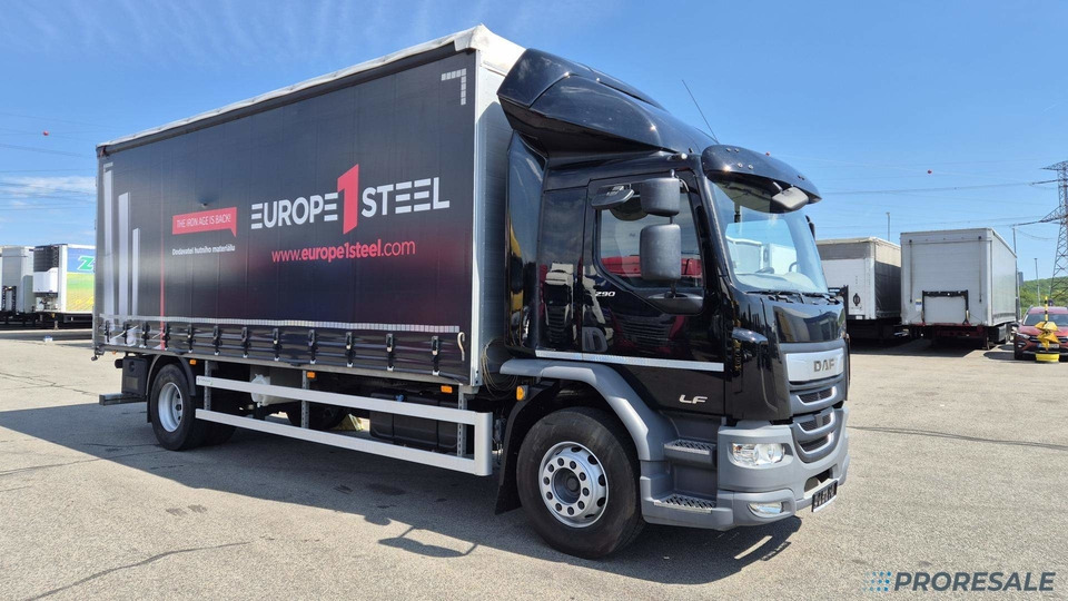 DAF LF 290 FA Sleeper Cab EURO 6 - valník s plachtou - Kapellbil: bild 1 DAF LF 290 FA Sleeper Cab EURO 6 - valník s plachtou - Kapellbil: bild 1