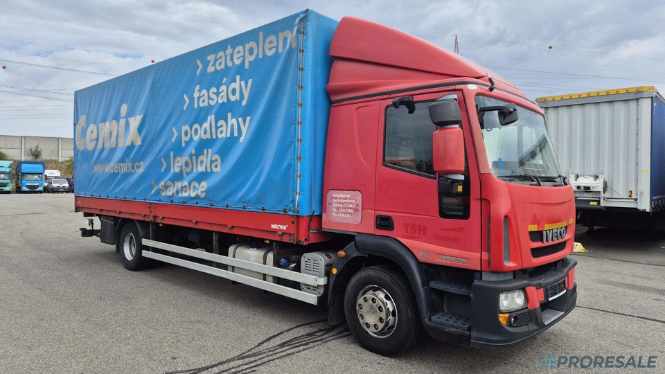 IVECO EUROCARGO ML 140E28 EURO 5 - valník s plachtou + hydraulické čelo 1,5 t - Kapellbil: bild 1 IVECO EUROCARGO ML 140E28 EURO 5 - valník s plachtou + hydraulické čelo 1,5 t - Kapellbil: bild 1