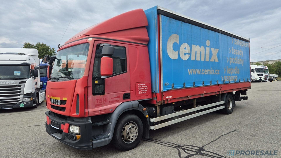 IVECO EUROCARGO ML 140E28 EURO 5 - valník s plachtou + hydraulické čelo 1,5 t - Kapellbil: bild 2 IVECO EUROCARGO ML 140E28 EURO 5 - valník s plachtou + hydraulické čelo 1,5 t - Kapellbil: bild 2