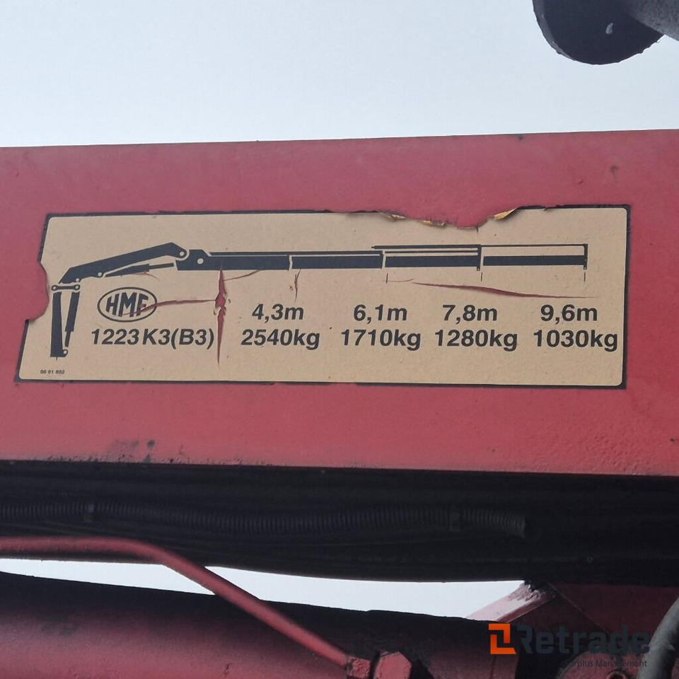 2001mod. HMF 1220 kran - Lastbilskran: bild 4 2001mod. HMF 1220 kran - Lastbilskran: bild 4