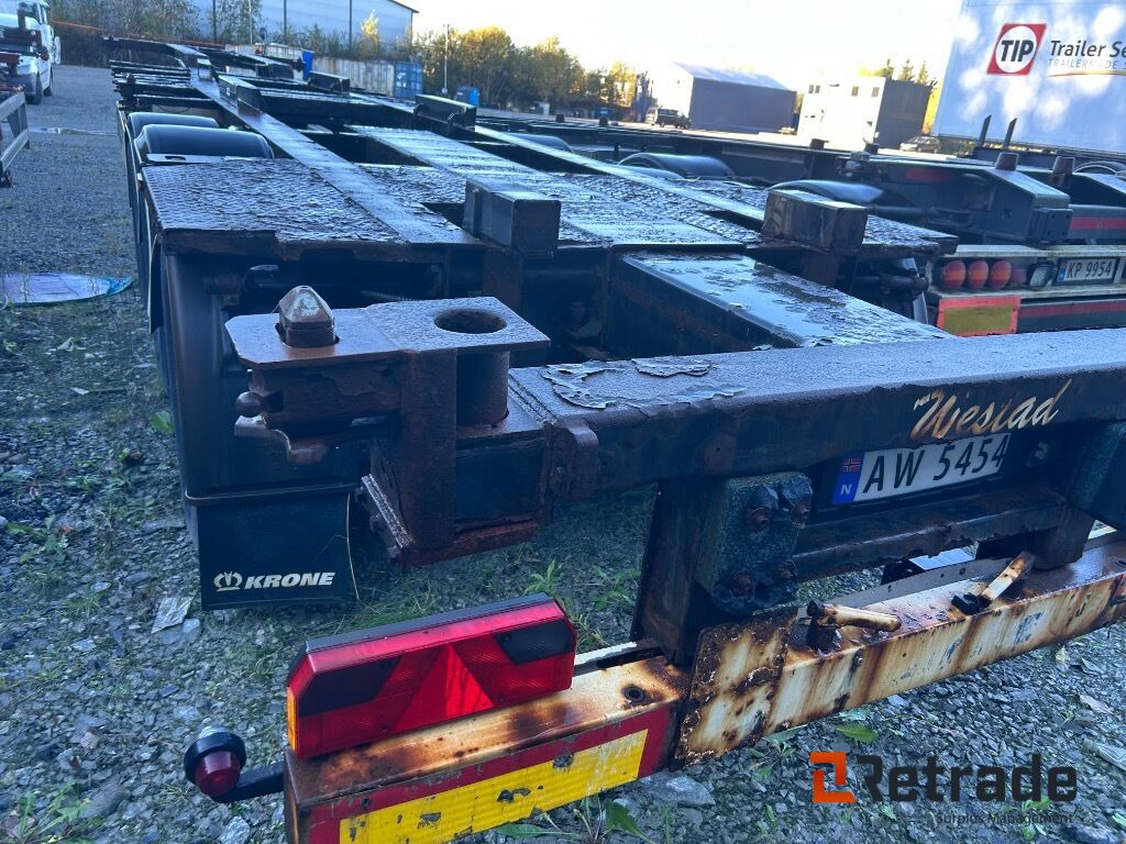 2010 Container henger KRONE SDC 27 2010 - Containersläp/ Växelflaksläp: bild 4 2010 Container henger KRONE SDC 27 2010 - Containersläp/ Växelflaksläp: bild 4
