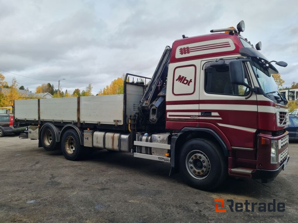 2010mod. VOLVO FM 400HK - Flakbil, Kranbil: bild 1 2010mod. VOLVO FM 400HK - Flakbil, Kranbil: bild 1