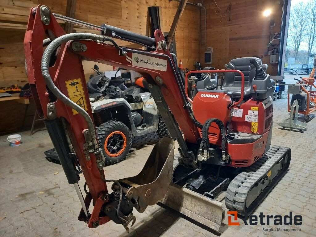 Yanmar Vio12 minigraver - Byggmaskiner: bild 1 Yanmar Vio12 minigraver - Byggmaskiner: bild 1