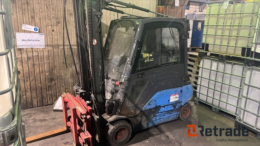 Gaffeltruck Linde E20PL - Eltruck: bild 1 Gaffeltruck Linde E20PL - Eltruck: bild 1