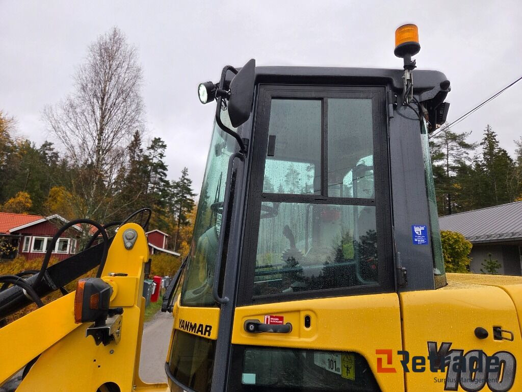 Hjullastare Hjullastare Yanmar V100 Med Vikplog och Sandskopa Panolinolja: bild 12