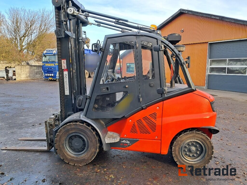 Industrimaskin Truck Linde H45D-02 med Duplex mast og Combo-aggregator: bild 6