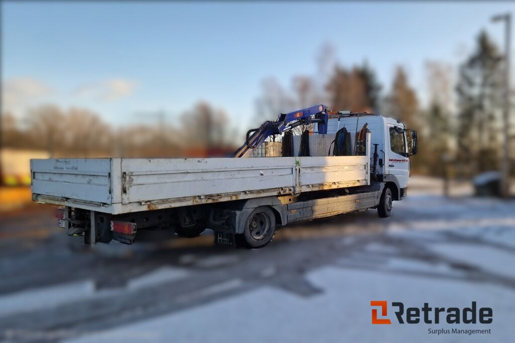 Mercedes-Benz Atego 818L med 6 meter plan og kran - Flakbil, Kranbil: bild 3 Mercedes-Benz Atego 818L med 6 meter plan og kran - Flakbil, Kranbil: bild 3