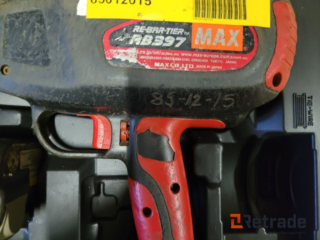 Najmaskin MAX RB398 - Entreprenadutrustning: bild 3 Najmaskin MAX RB398 - Entreprenadutrustning: bild 3