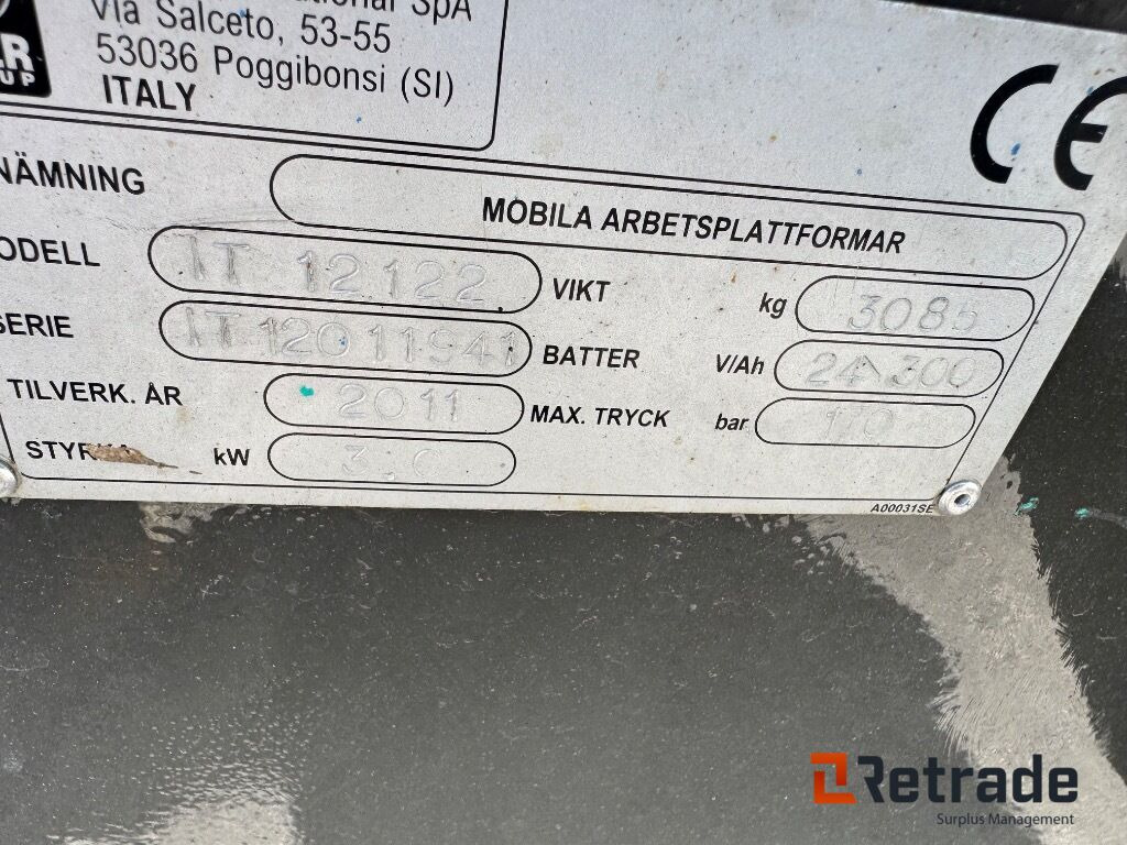 Saxlift Saxlift  Iteco  IT12122: bild 9