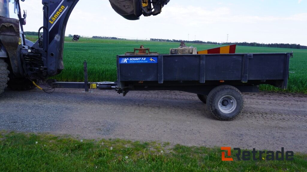 Schaktvagn K-Vagnen 7,0 styrbart drag - Tippsläp: bild 2 Schaktvagn K-Vagnen 7,0 styrbart drag - Tippsläp: bild 2