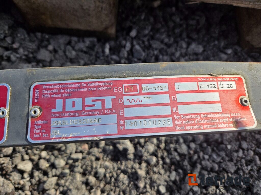 Skjutbar Vändskiva Jost - Vändskivekoppling för Lastbil: bild 4 Skjutbar Vändskiva Jost - Vändskivekoppling för Lastbil: bild 4