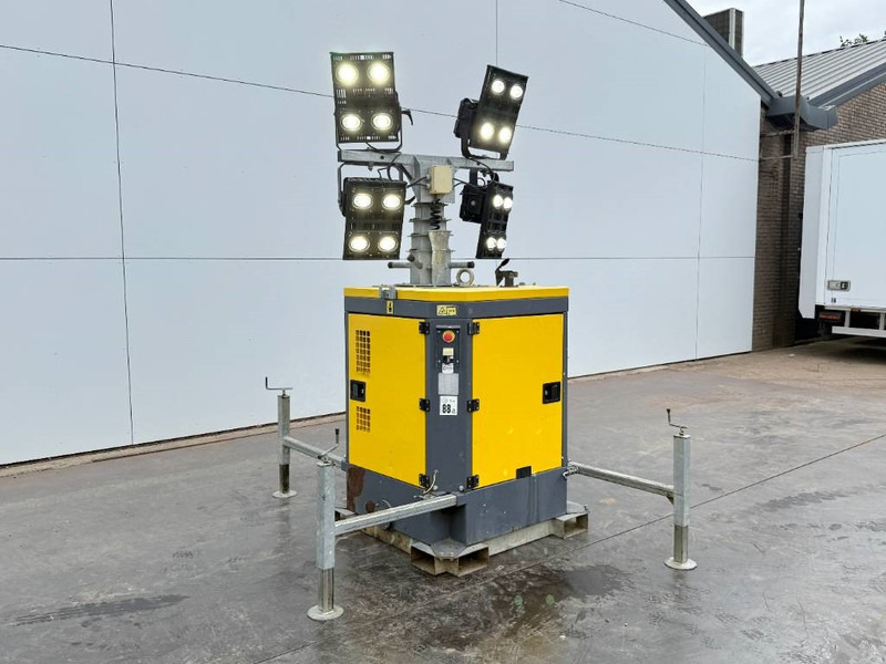 Atlas-Copco Hilight B5+ - 2.7 KVA / 1 Cilinder Hatz Engine - Belysningsmast: bild 1 Atlas-Copco Hilight B5+ - 2.7 KVA / 1 Cilinder Hatz Engine - Belysningsmast: bild 1