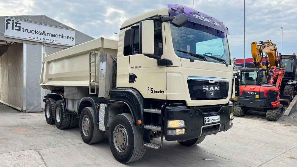 MAN TGS 35.480 8x4 schmitz dumper tipper - Tippbil lastbil: bild 3 MAN TGS 35.480 8x4 schmitz dumper tipper - Tippbil lastbil: bild 3