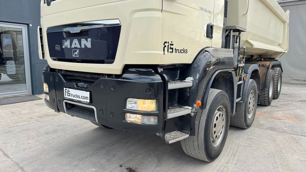 MAN TGS 35.480 8x4 schmitz dumper tipper - Tippbil lastbil: bild 2 MAN TGS 35.480 8x4 schmitz dumper tipper - Tippbil lastbil: bild 2