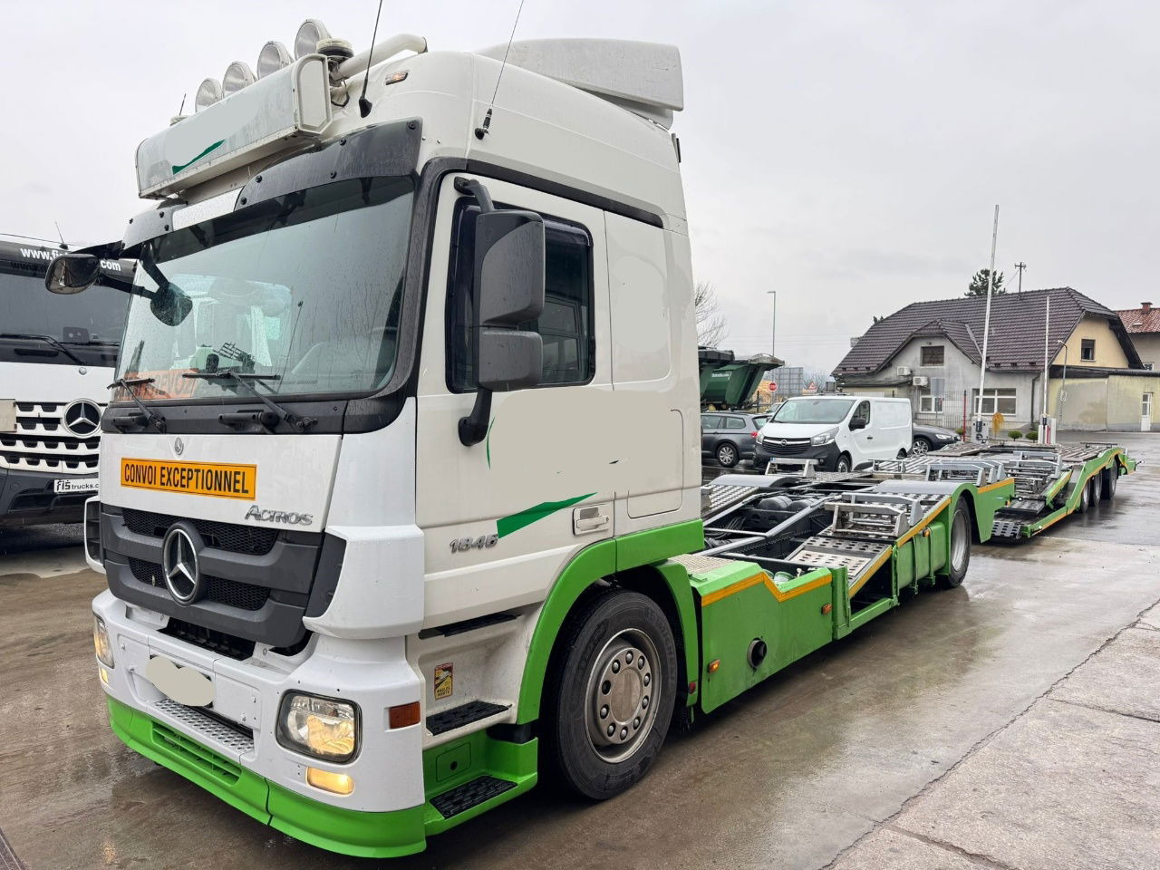 Mercedes-Benz Actros 1846 4x2 LKW transporter + Boerner trailer - Biltransportbil lastbil: bild 1 Mercedes-Benz Actros 1846 4x2 LKW transporter + Boerner trailer - Biltransportbil lastbil: bild 1