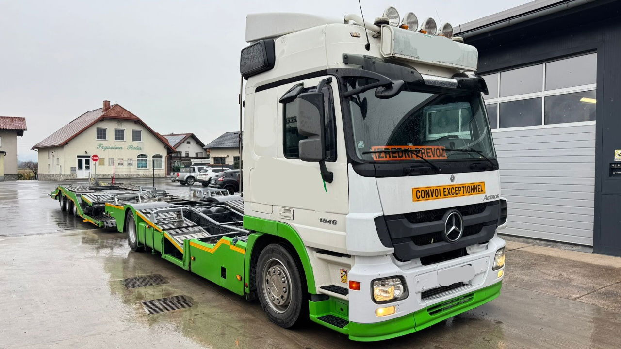 Mercedes-Benz Actros 1846 4x2 LKW transporter + Boerner trailer - Biltransportbil lastbil: bild 3 Mercedes-Benz Actros 1846 4x2 LKW transporter + Boerner trailer - Biltransportbil lastbil: bild 3