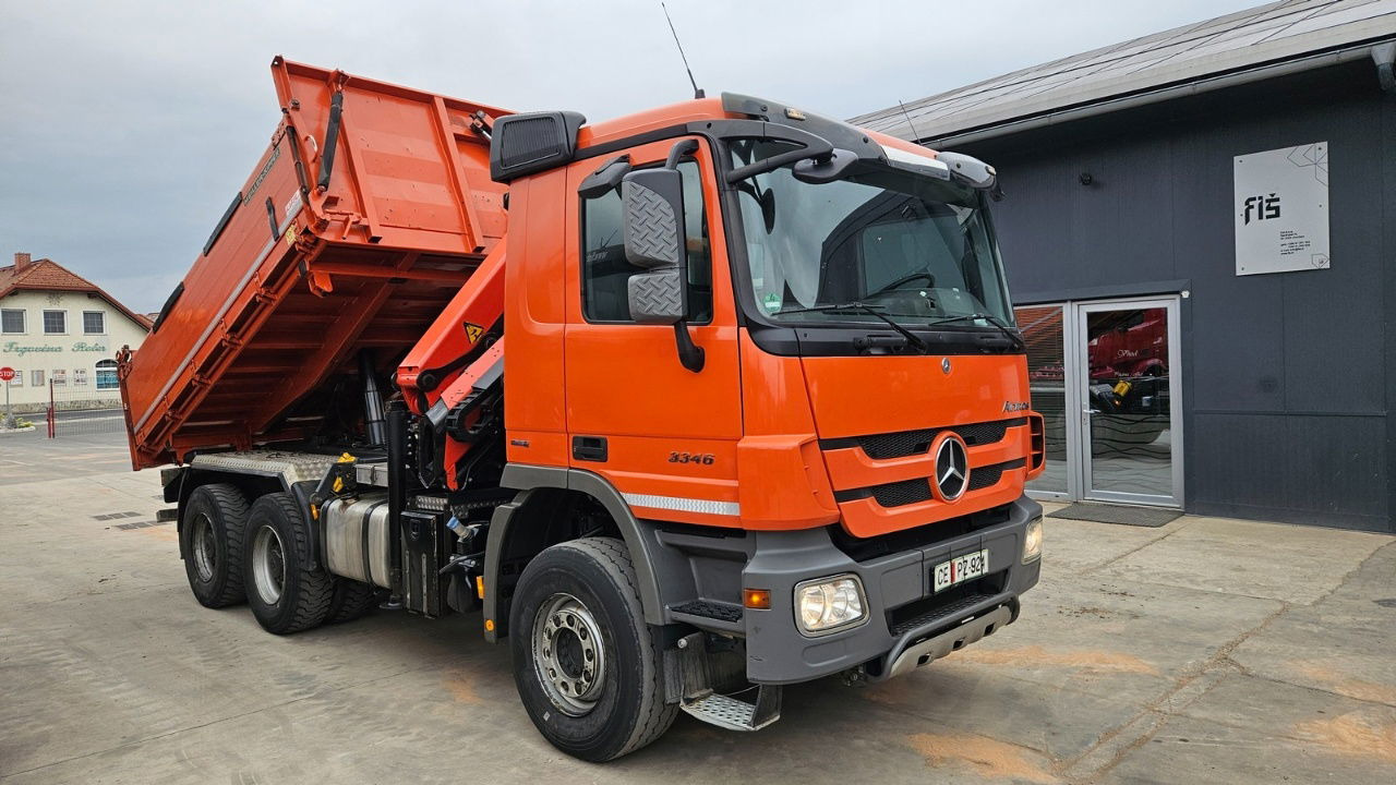Mercedes-Benz Actros 3346 K palfinger PK 18002 - bordmatic - meiller tipper - EPS 3 pedals - Tippbil lastbil: bild 4 Mercedes-Benz Actros 3346 K palfinger PK 18002 - bordmatic - meiller tipper - EPS 3 pedals - Tippbil lastbil: bild 4
