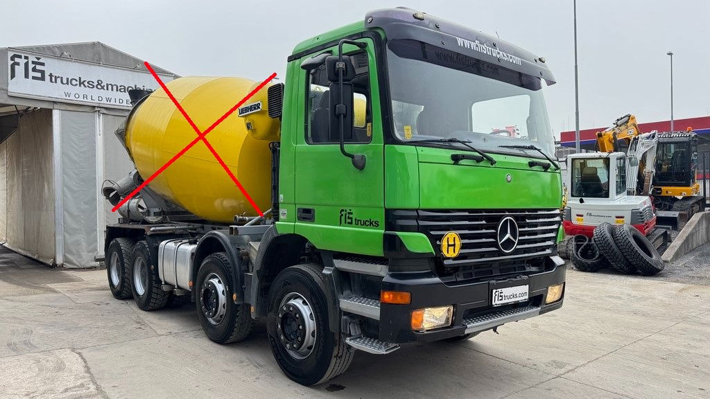 Mercedes-Benz Actros 4143 8x4 chassis - big axle - Chassi lastbil: bild 3 Mercedes-Benz Actros 4143 8x4 chassis - big axle - Chassi lastbil: bild 3