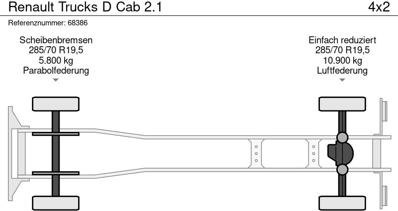 Lastbil Renault Trucks D Cab 2.1: bild 10 Lastbil Renault Trucks D Cab 2.1: bild 10