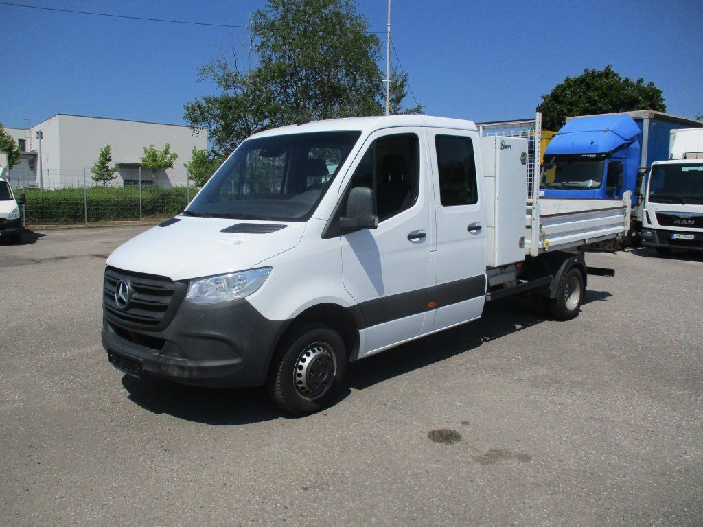 Mercedes-Benz Sprinter 514CDI - Transportbil med tippflak, Dubbelhytt transportbil: bild 1 Mercedes-Benz Sprinter 514CDI - Transportbil med tippflak, Dubbelhytt transportbil: bild 1