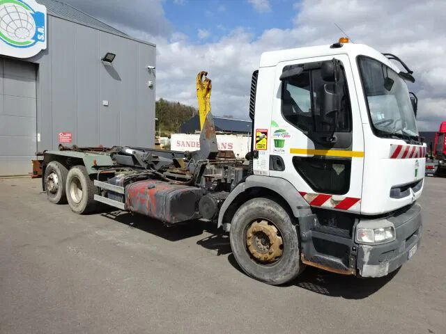 Renault Premium 370 dci - 6x2 - container system - crane/grue - Lastbil med kabelsystem: bild 1 Renault Premium 370 dci - 6x2 - container system - crane/grue - Lastbil med kabelsystem: bild 1
