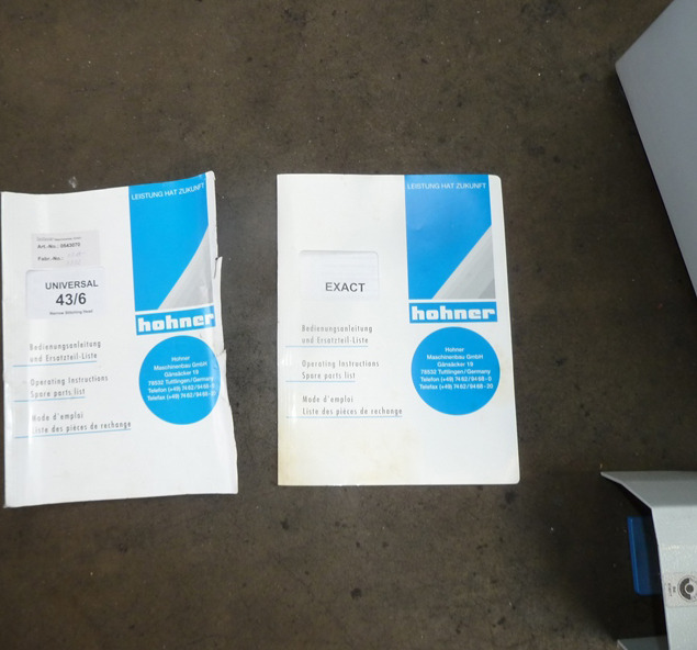 HOHNER EXACT multi-head block and booklet wire stapling machine for normal stapling - Tryckmaskin: bild 3 HOHNER EXACT multi-head block and booklet wire stapling machine for normal stapling - Tryckmaskin: bild 3