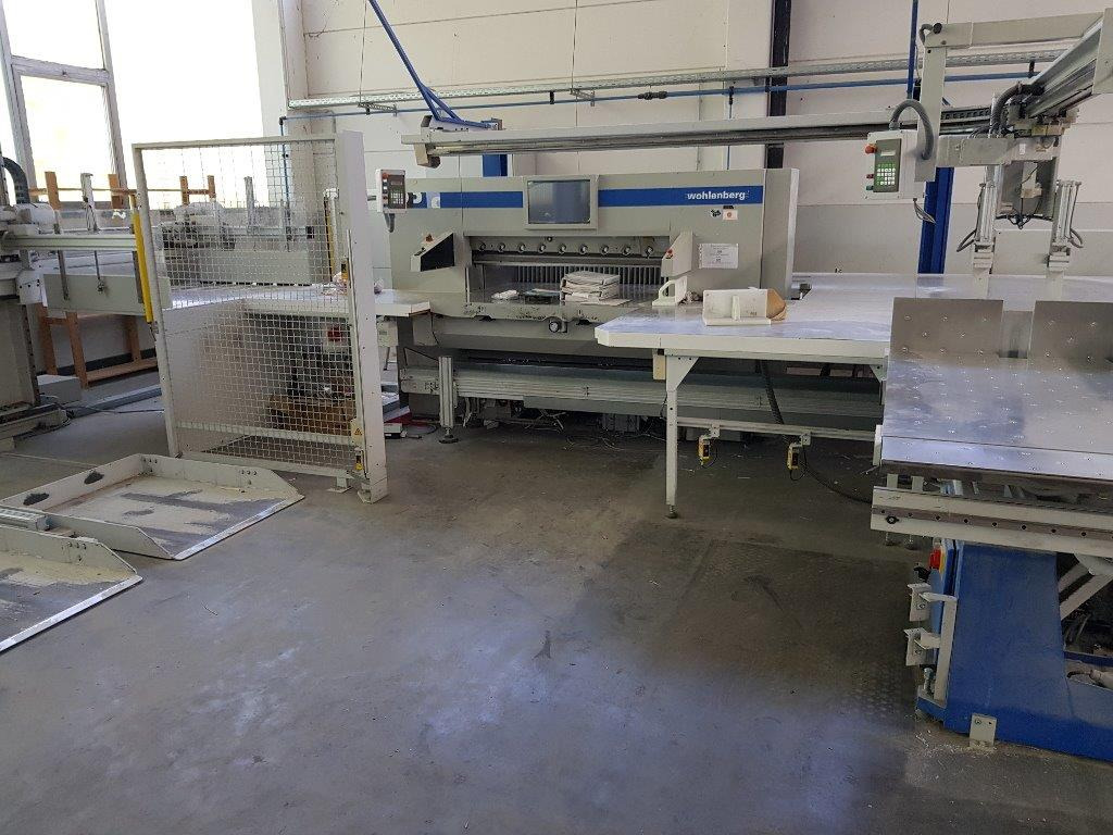 High performance cutting line Baumann Wohlenberg Perfecta 132 TS ASE LM - Pappersskärmaskin: bild 1 High performance cutting line Baumann Wohlenberg Perfecta 132 TS ASE LM - Pappersskärmaskin: bild 1