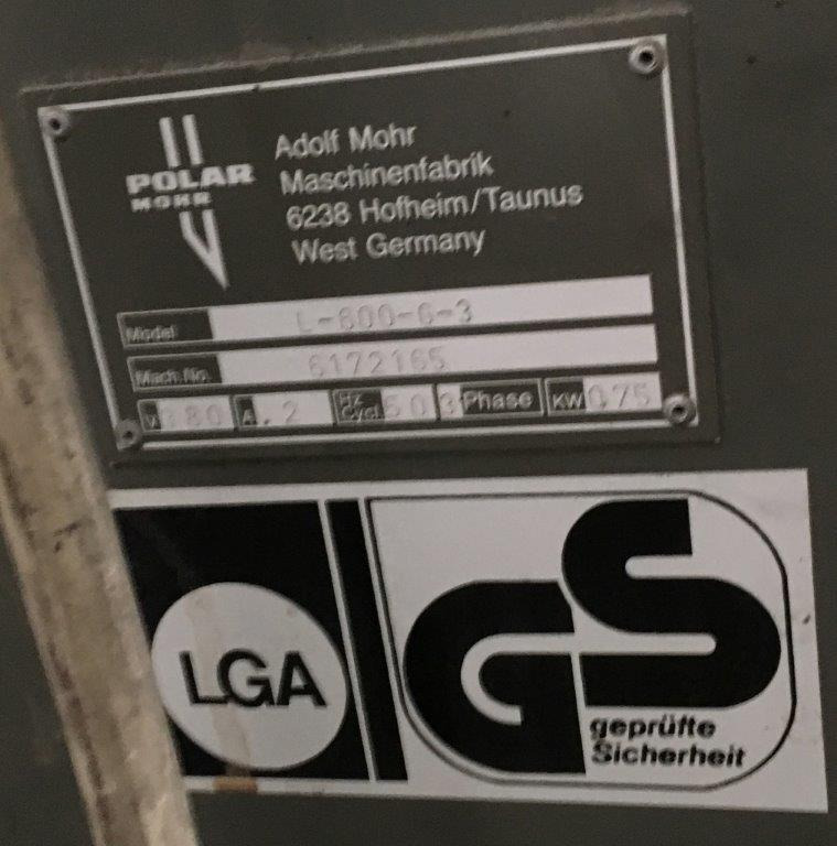 Pilelifter Polar Mohr L 600-G-3 with adjustable Forks - Tryckmaskin: bild 2 Pilelifter Polar Mohr L 600-G-3 with adjustable Forks - Tryckmaskin: bild 2