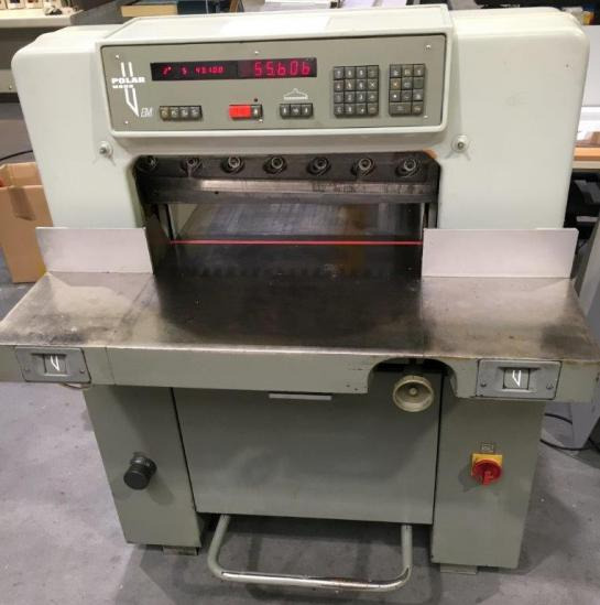 Polar Mohr 55 EM cutting machine - Pappersskärmaskin: bild 1 Polar Mohr 55 EM cutting machine - Pappersskärmaskin: bild 1