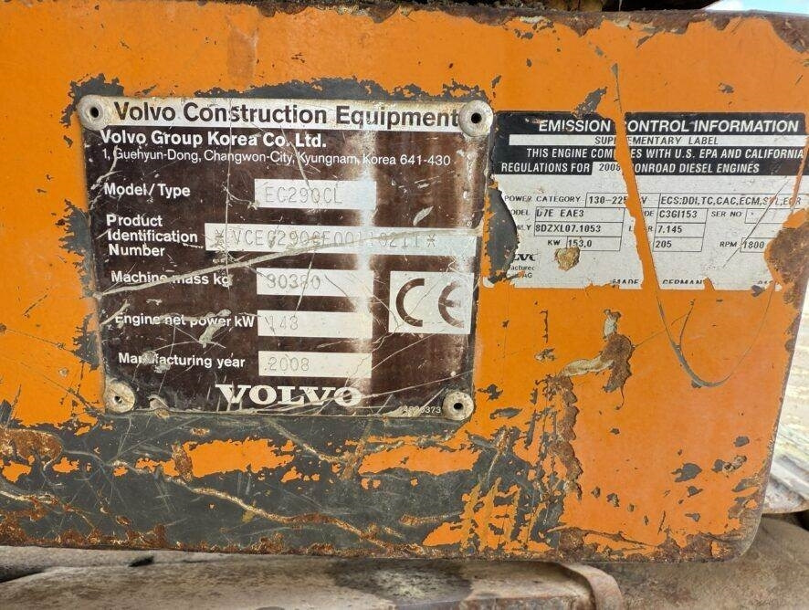 Volvo EC290CL - Bandgrävare: bild 5 Volvo EC290CL - Bandgrävare: bild 5