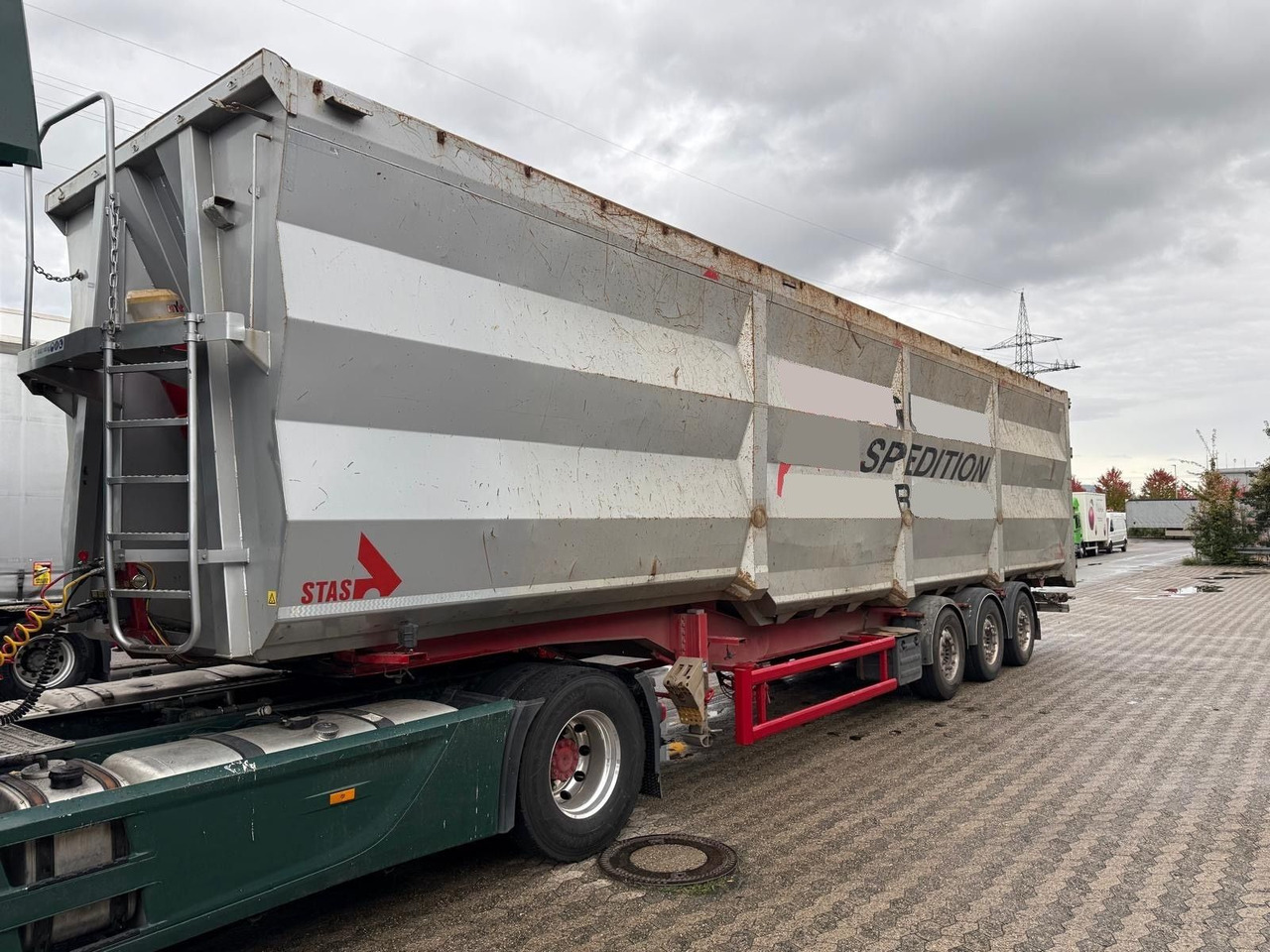 Lück SKF35 86m³/Alufelgen/SAF/Scheibe/Lift - Tippbil semitrailer: bild 1 Lück SKF35 86m³/Alufelgen/SAF/Scheibe/Lift - Tippbil semitrailer: bild 1