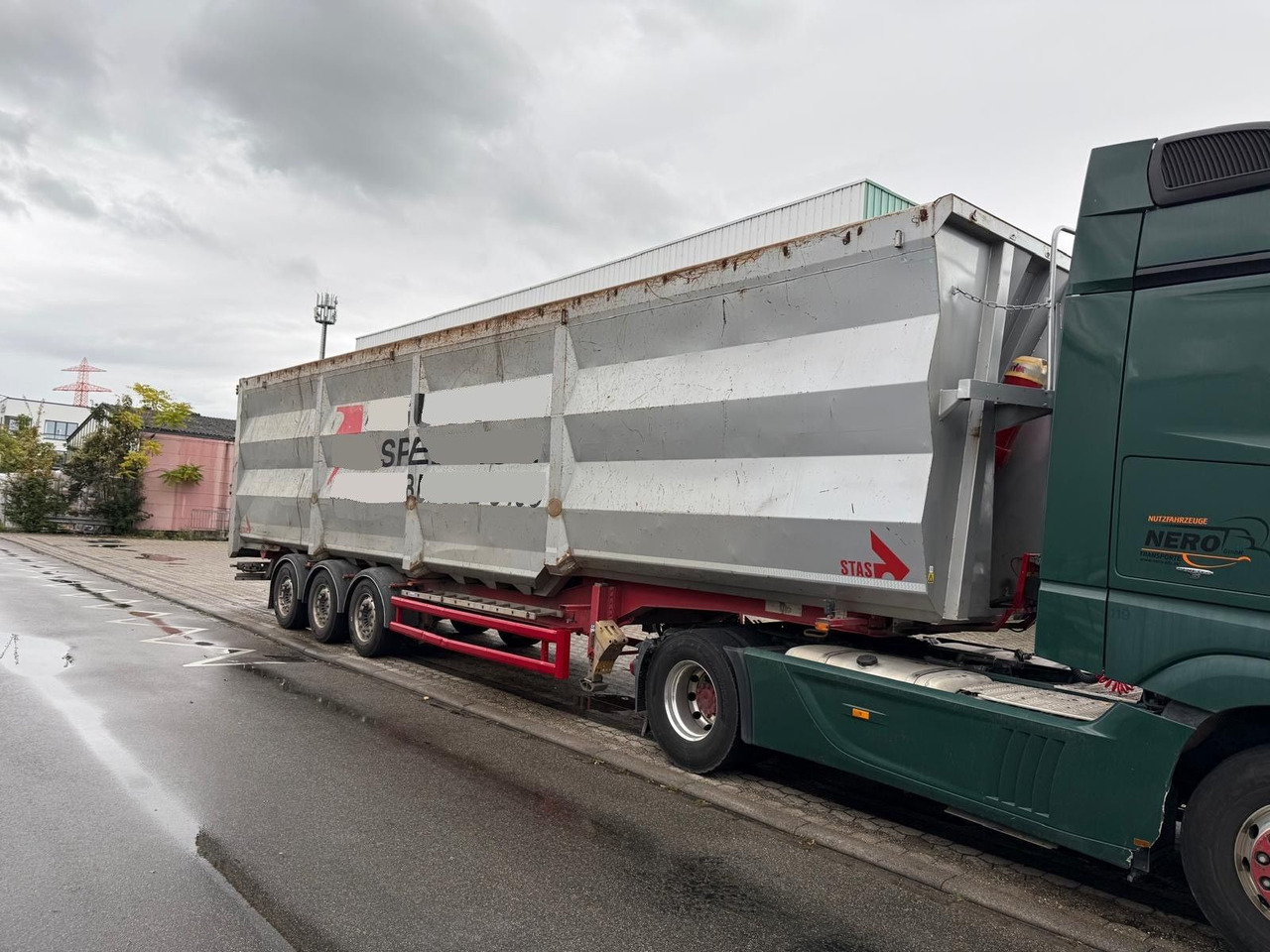 Lück SKF35 86m³/Alufelgen/SAF/Scheibe/Lift - Tippbil semitrailer: bild 2 Lück SKF35 86m³/Alufelgen/SAF/Scheibe/Lift - Tippbil semitrailer: bild 2
