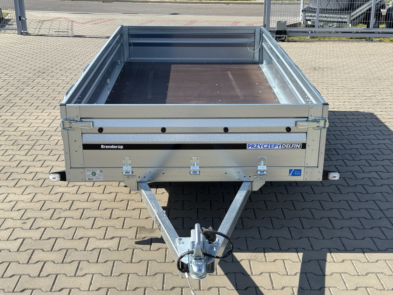 Ny Flaksläp BRENDERUP 2300 STUB - przyczepa skrzyniowa 2 osie / 302 x 150 cm / 750 kg: bild 6