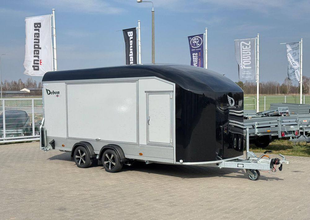 DEBON C1000 - kryta laweta | 490 x 202 cm / 3500kg / felgi ALU / wciągarka elektryczna - Biltransportsläp: bild 2 DEBON C1000 - kryta laweta | 490 x 202 cm / 3500kg / felgi ALU / wciągarka elektryczna - Biltransportsläp: bild 2