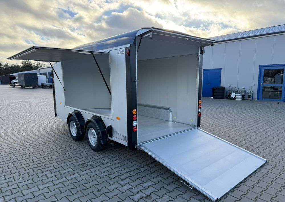 DEBON C800 przyczepa furgon + klapa boczna przyczepa wystawowa handlowa targowa - Skåpsläp: bild 1 DEBON C800 przyczepa furgon + klapa boczna przyczepa wystawowa handlowa targowa - Skåpsläp: bild 1