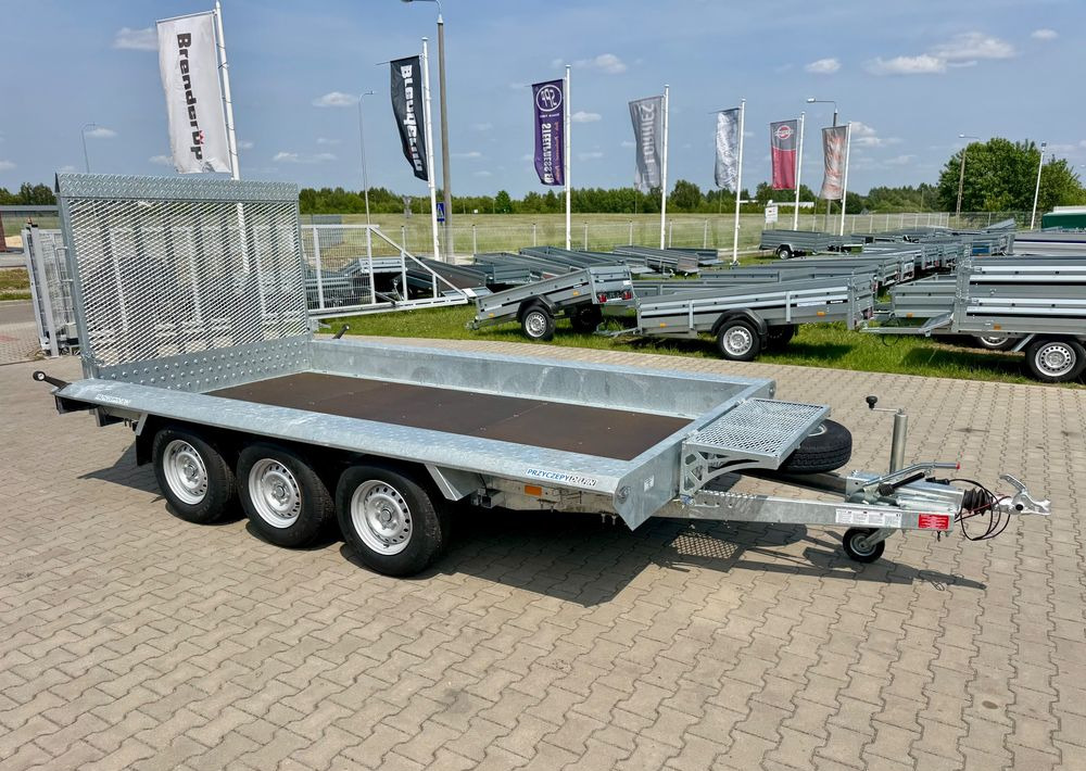 Niewiadów KN401835T - 400 x 185 cm | 2570kg ładowności | trap stalowy | 3-osiowa budowlanka - Maskinsläp: bild 1 Niewiadów KN401835T - 400 x 185 cm | 2570kg ładowności | trap stalowy | 3-osiowa budowlanka - Maskinsläp: bild 1