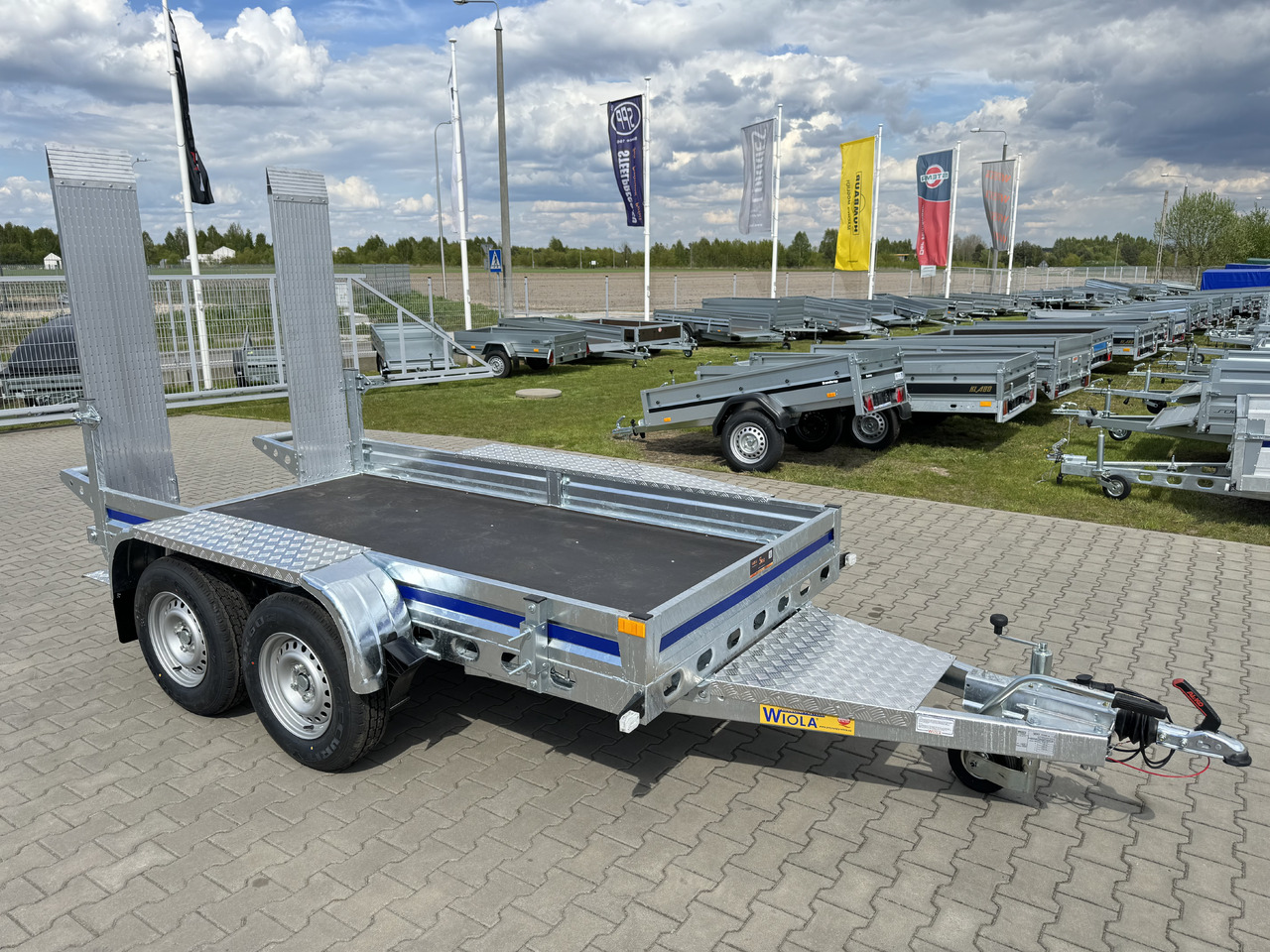 Wiola B2730 GVW 2700 kg machine transporter mini excavator 292x142 cm - Maskinsläp: bild 5 Wiola B2730 GVW 2700 kg machine transporter mini excavator 292x142 cm - Maskinsläp: bild 5