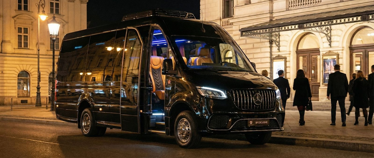 Mercedes-Benz Sprinter 519 Luxury Bus / 19+1+1 / Panorama XL - Minibuss, Persontransport: bild 1 Mercedes-Benz Sprinter 519 Luxury Bus / 19+1+1 / Panorama XL - Minibuss, Persontransport: bild 1