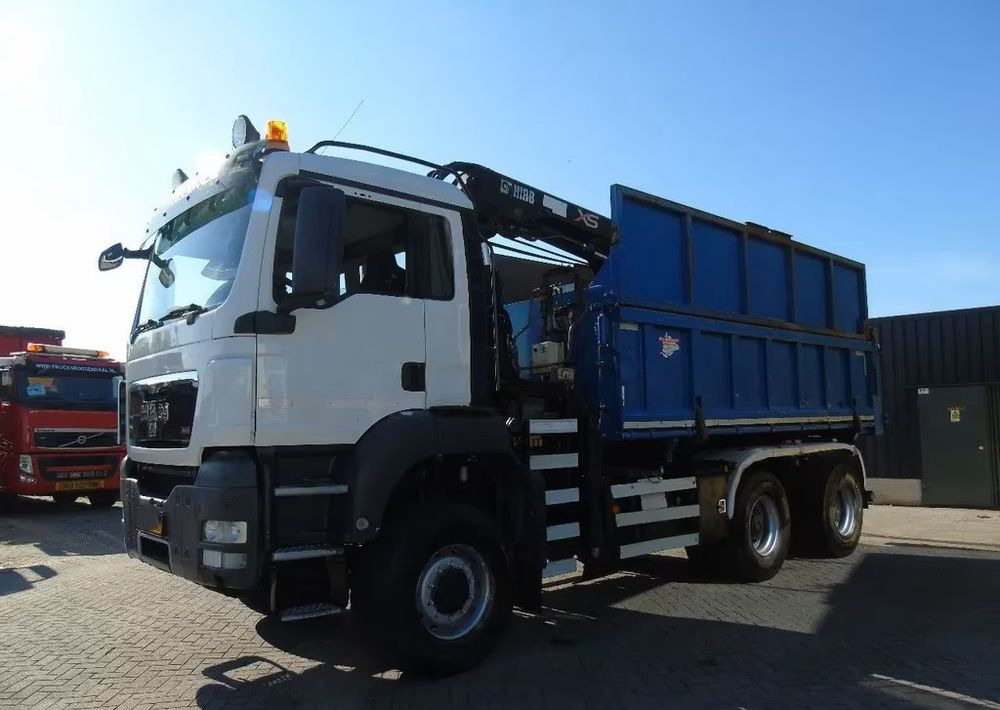 MAN TGS 26.400 6x6 – Wywrotka 3-stronna Meiller + Żuraw HIAB 166 E3 HIPRO – 429.222 km – Euro 4 - Tippbil lastbil, Kranbil: bild 2 MAN TGS 26.400 6x6 – Wywrotka 3-stronna Meiller + Żuraw HIAB 166 E3 HIPRO – 429.222 km – Euro 4 - Tippbil lastbil, Kranbil: bild 2