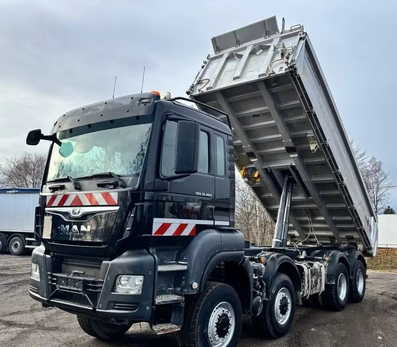 MAN TGS 35.460 / 8x6 – Meiller Trójstronna wywrotka / Euro 6c / Kamera / - Tippbil lastbil: bild 1 MAN TGS 35.460 / 8x6 – Meiller Trójstronna wywrotka / Euro 6c / Kamera / - Tippbil lastbil: bild 1