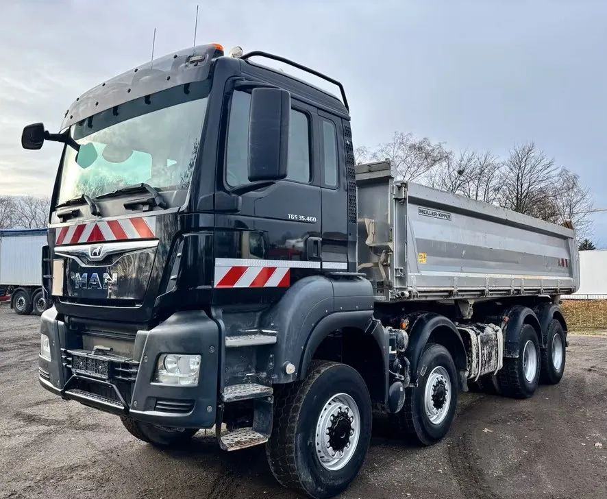 MAN TGS 35.460 / 8x6 – Meiller Trójstronna wywrotka / Euro 6c / Kamera / - Tippbil lastbil: bild 3 MAN TGS 35.460 / 8x6 – Meiller Trójstronna wywrotka / Euro 6c / Kamera / - Tippbil lastbil: bild 3