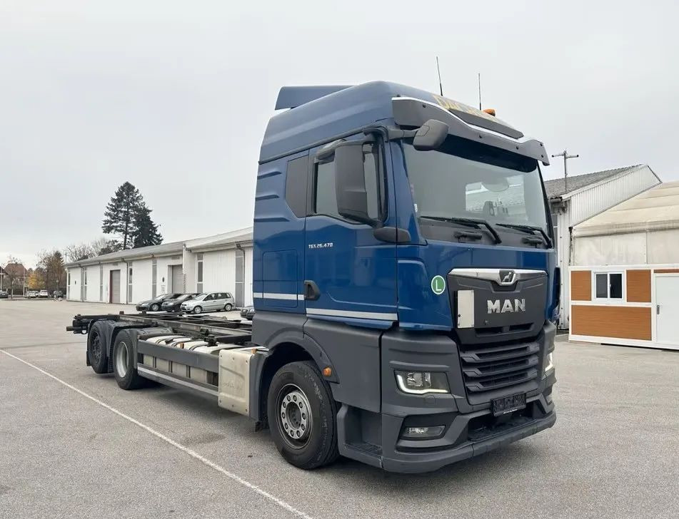 MAN TGX 26.470 6x2 | BDF | Oś podnoszona + skrętna | Retarder | Euro 6 | Automatyczna klimatyzacja | Napęd na tylne koła - Chassi lastbil: bild 1 MAN TGX 26.470 6x2 | BDF | Oś podnoszona + skrętna | Retarder | Euro 6 | Automatyczna klimatyzacja | Napęd na tylne koła - Chassi lastbil: bild 1