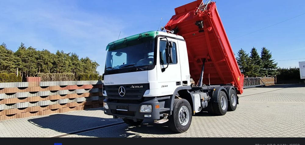 Tippbil lastbil Mercedes-Benz Mercedes-Benz Actros 2644 K/ 6x4 / Meiller Retarder /Wywrotka/Euro 3: bild 1