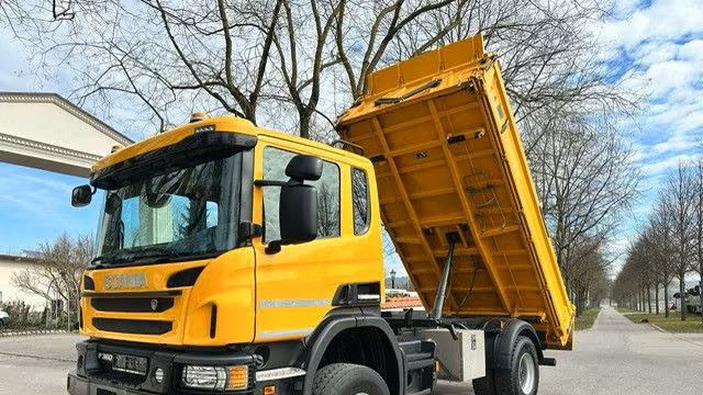 Scania P360 4x4 – Meiller wywrotka trójstronna – Euro 6 – 142.000 km !!!– 2-osobowa kabina - Tippbil lastbil: bild 1 Scania P360 4x4 – Meiller wywrotka trójstronna – Euro 6 – 142.000 km !!!– 2-osobowa kabina - Tippbil lastbil: bild 1