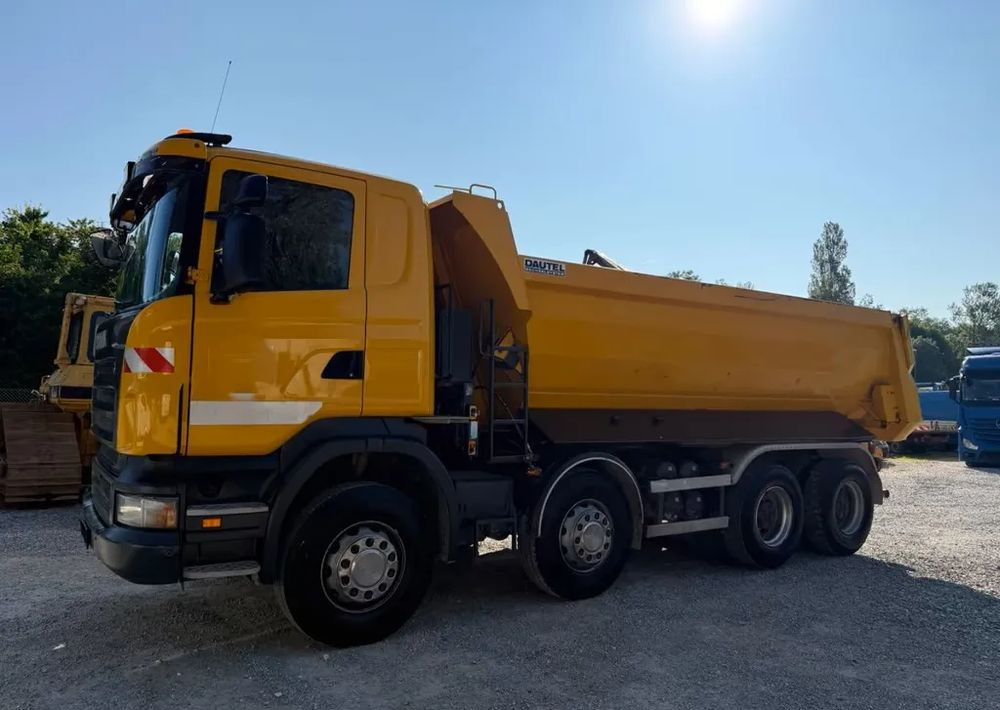 Tippbil lastbil Scania R420 – WYMIENNY SYSTEM: WYWROTKA + MIESZALNIK | 8x4 | EURO4: bild 1
