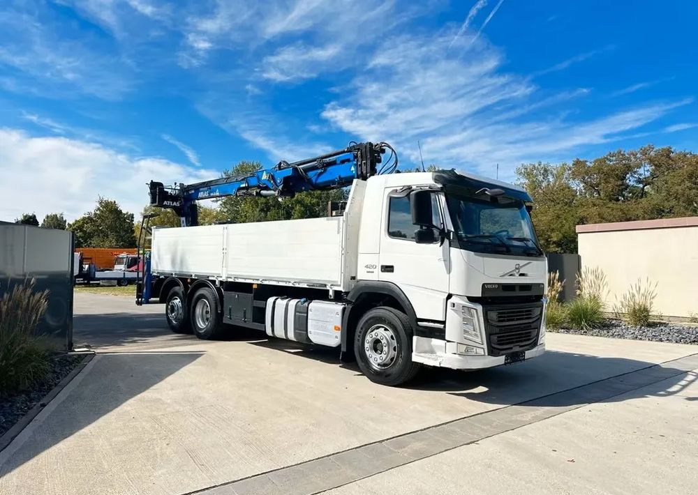 Volvo FM420 6x2 | HDS Atlas AK 186-3 z przestrzenią ładunkową | Euro6 |238 000 km - Flakbil, Kranbil: bild 1 Volvo FM420 6x2 | HDS Atlas AK 186-3 z przestrzenią ładunkową | Euro6 |238 000 km - Flakbil, Kranbil: bild 1