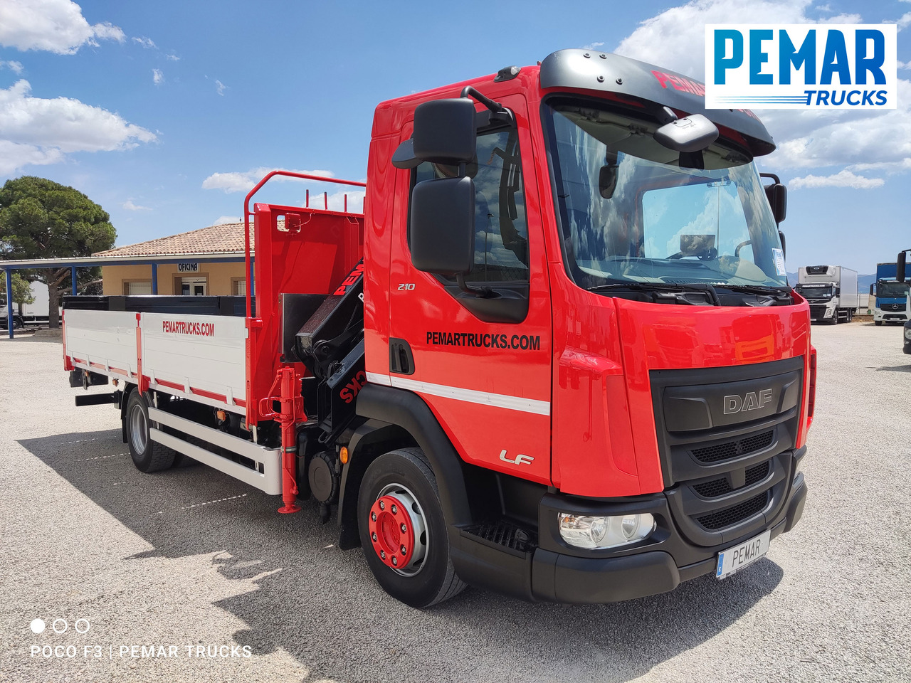 DAF LF 210 GRUA CAJA FIJA - Flakbil, Kranbil: bild 4 DAF LF 210 GRUA CAJA FIJA - Flakbil, Kranbil: bild 4