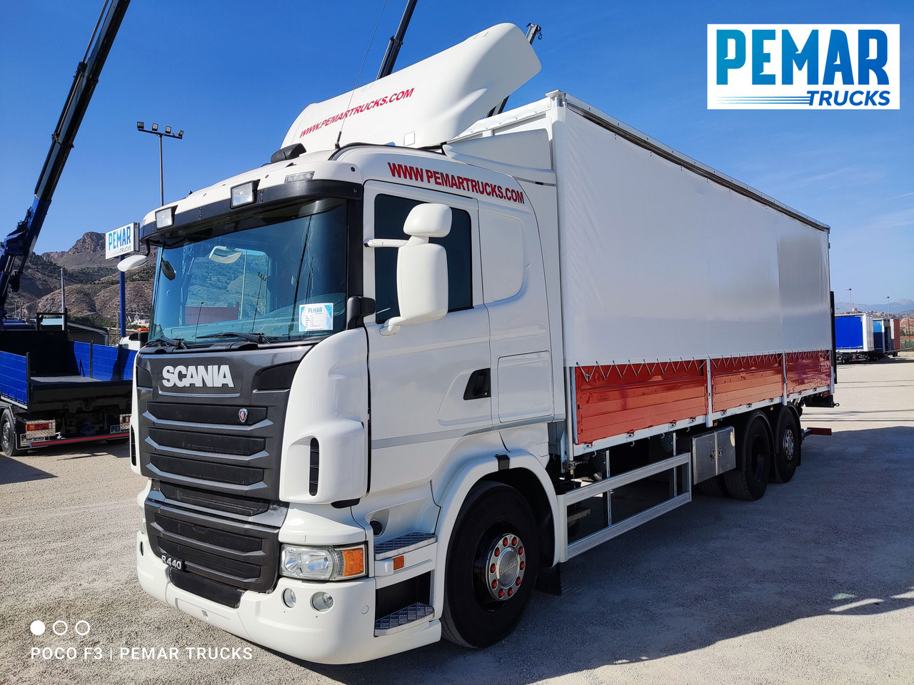 SCANIA R 440 6X2 SEMITAUTLINER - Kapellbil: bild 2 SCANIA R 440 6X2 SEMITAUTLINER - Kapellbil: bild 2