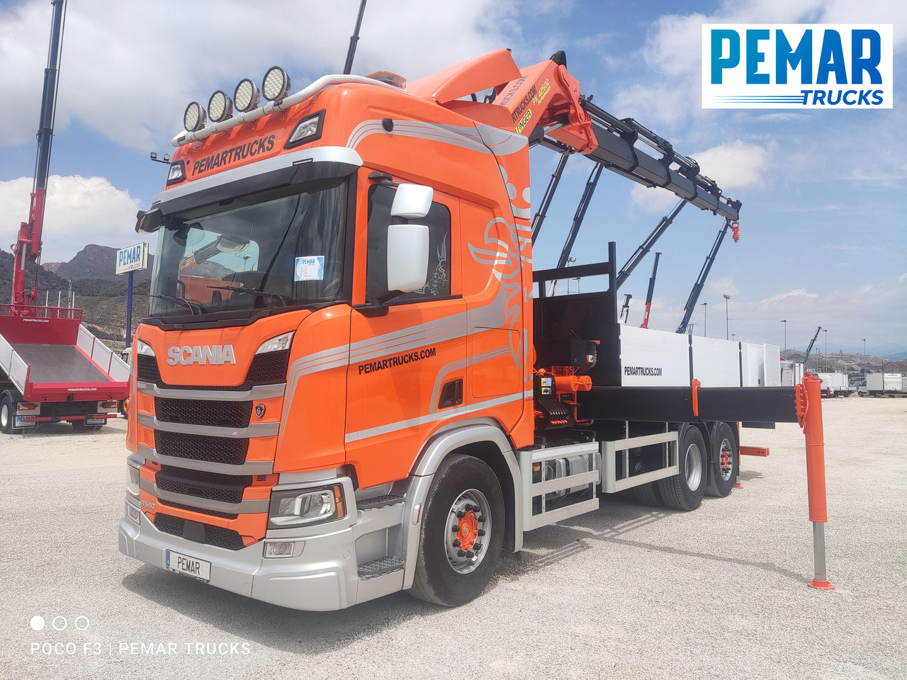 SCANIA R 540 6X2 GRUA CAJA FIJA - Flakbil, Kranbil: bild 1 SCANIA R 540 6X2 GRUA CAJA FIJA - Flakbil, Kranbil: bild 1